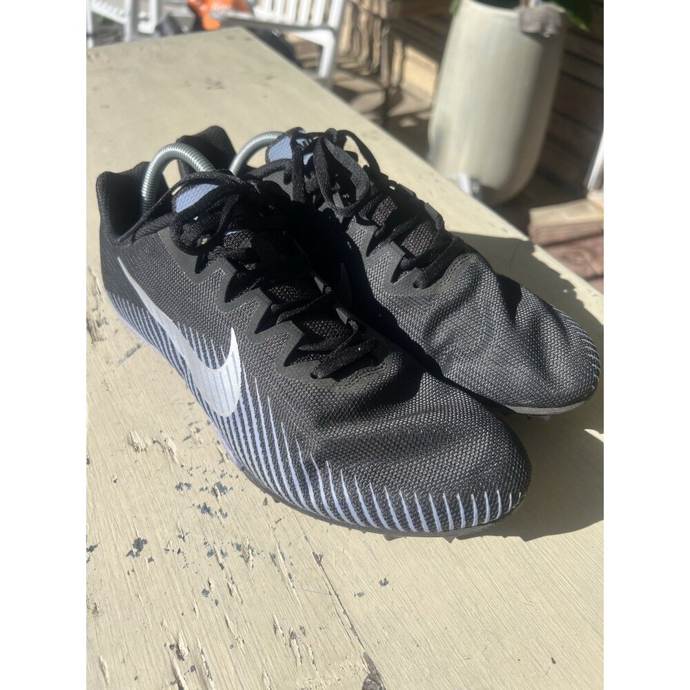 Nike Zoom Rival M 9 Black Indigo Fog Track Running Spikes Men’s Sz 9